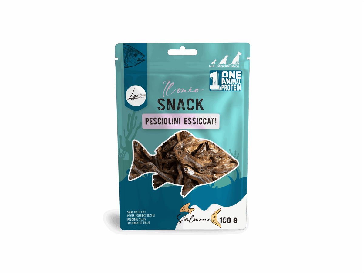 Ligo Nature - Snack Pesciolini essiccati - 100gr