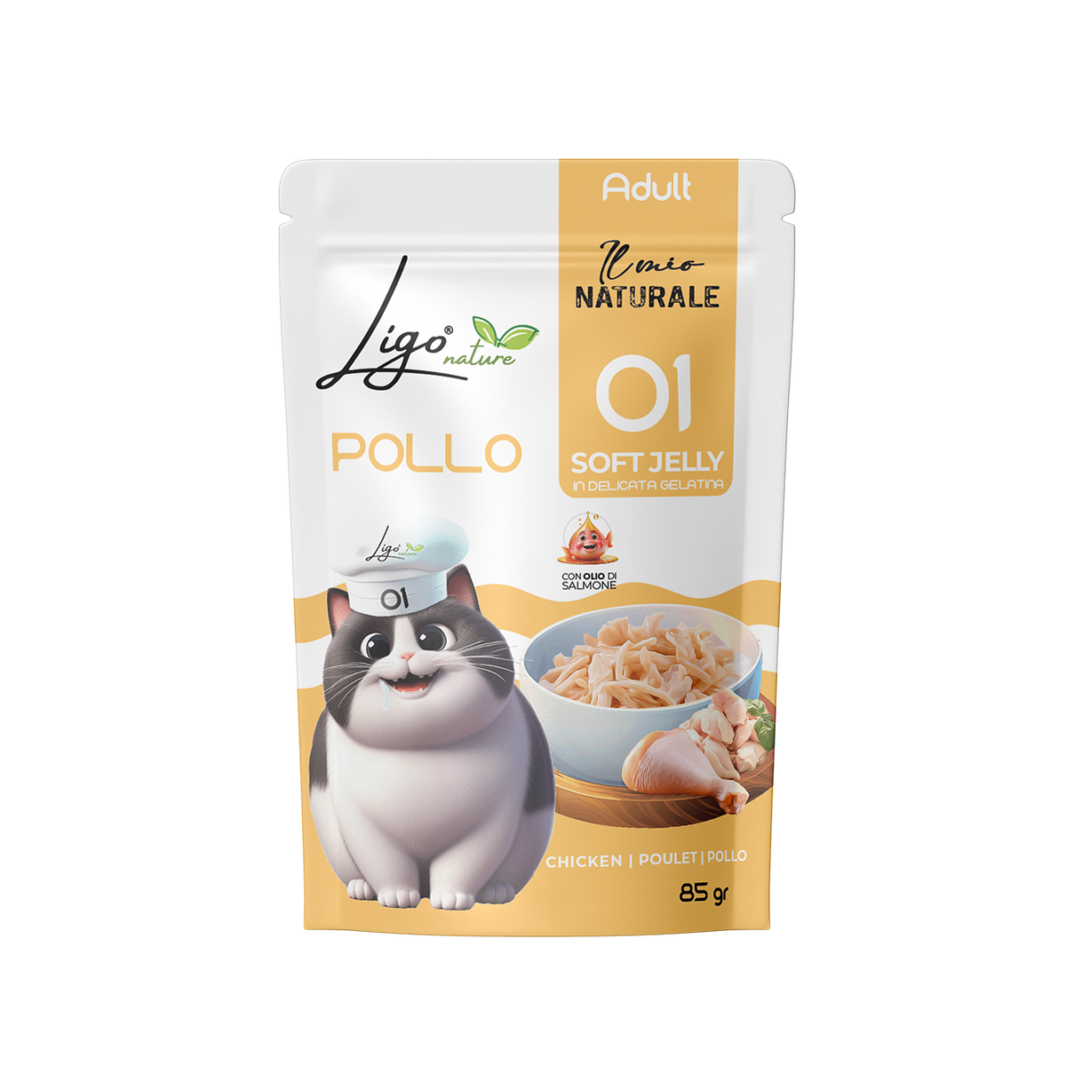 Ligo Nature - Soft Jelly Filetti di Pollo - 85gr