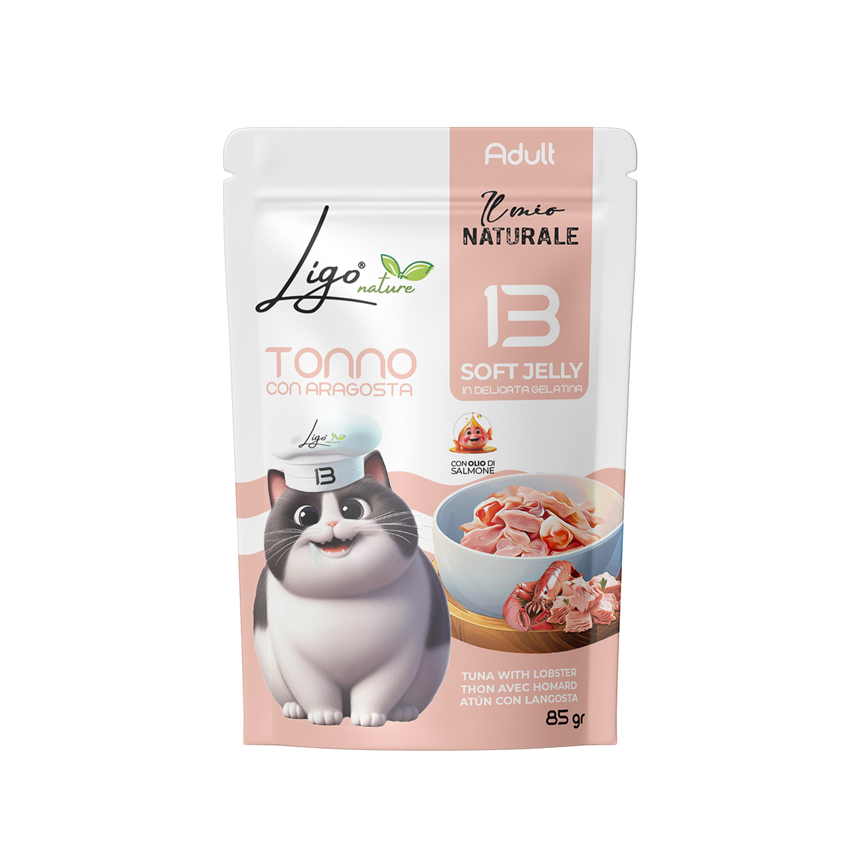 Ligo Nature - Soft Jelly Tonno con Aragosta - 85gr