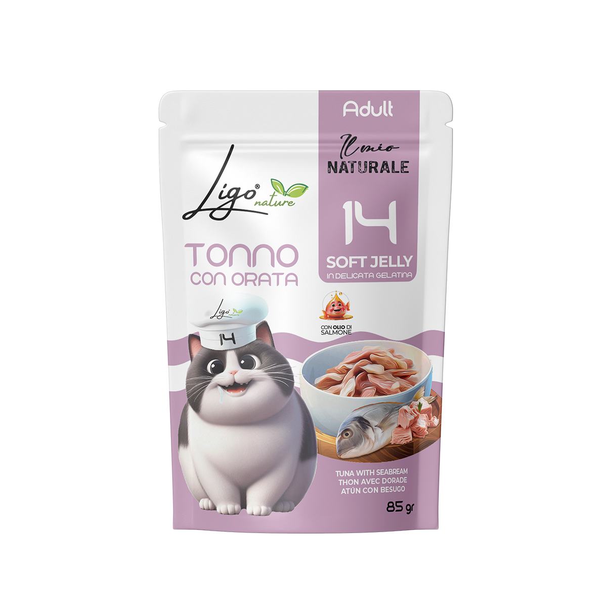 Ligo Nature - Soft Jelly Tonno con Orata - 85gr