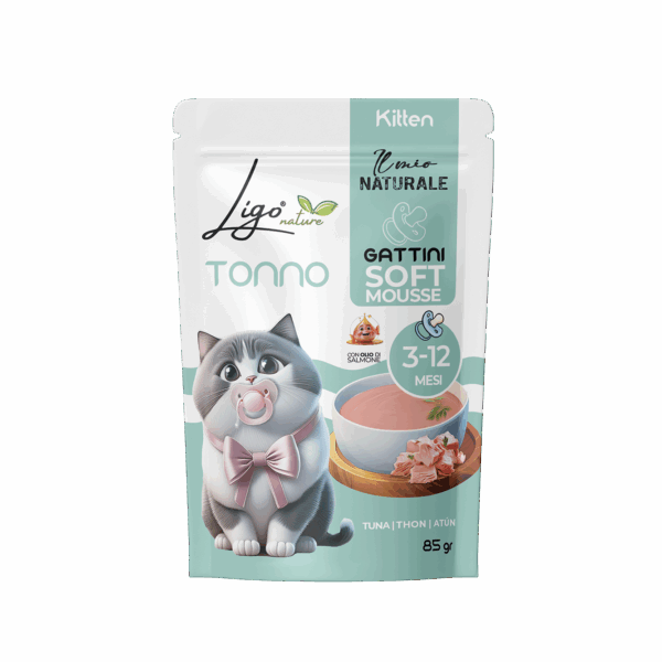 Ligo Nature - Soft Jelly Mousse di Tonno Kitten - 85gr