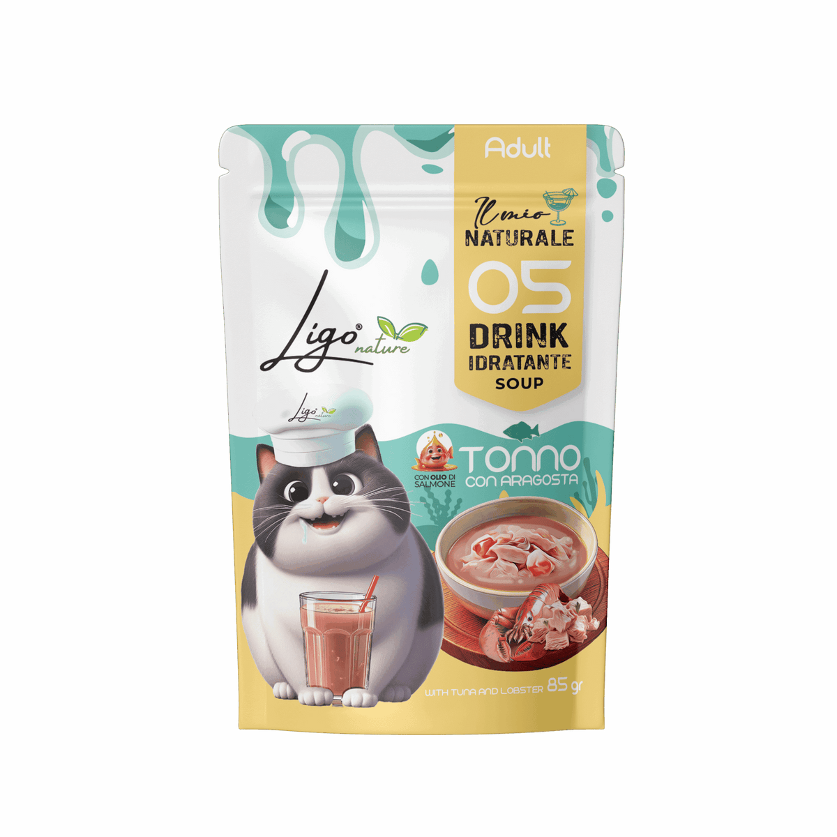 Ligo Nature - Soup Drink Tonno con Aragosta - 85 g