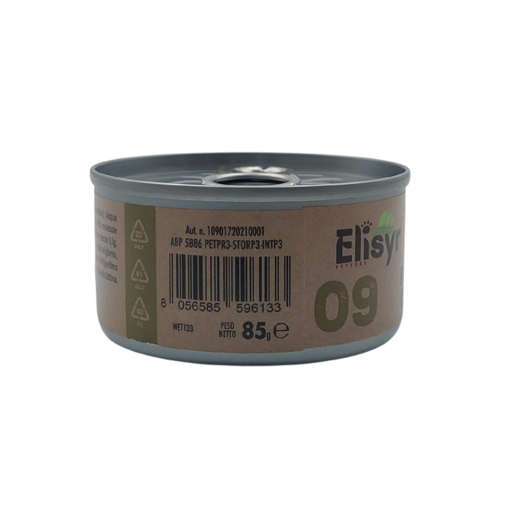 Elisyr - Alimento umido complementare per gatti adulti - Pollo e Carote - 85 gr