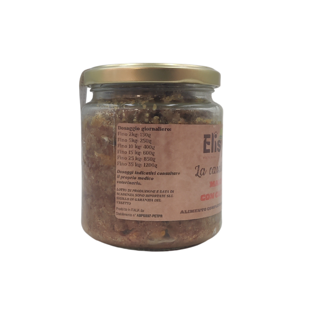 Manzo con Carote - Alimento completo per Cani Adulti - Elisyr La Casalinga