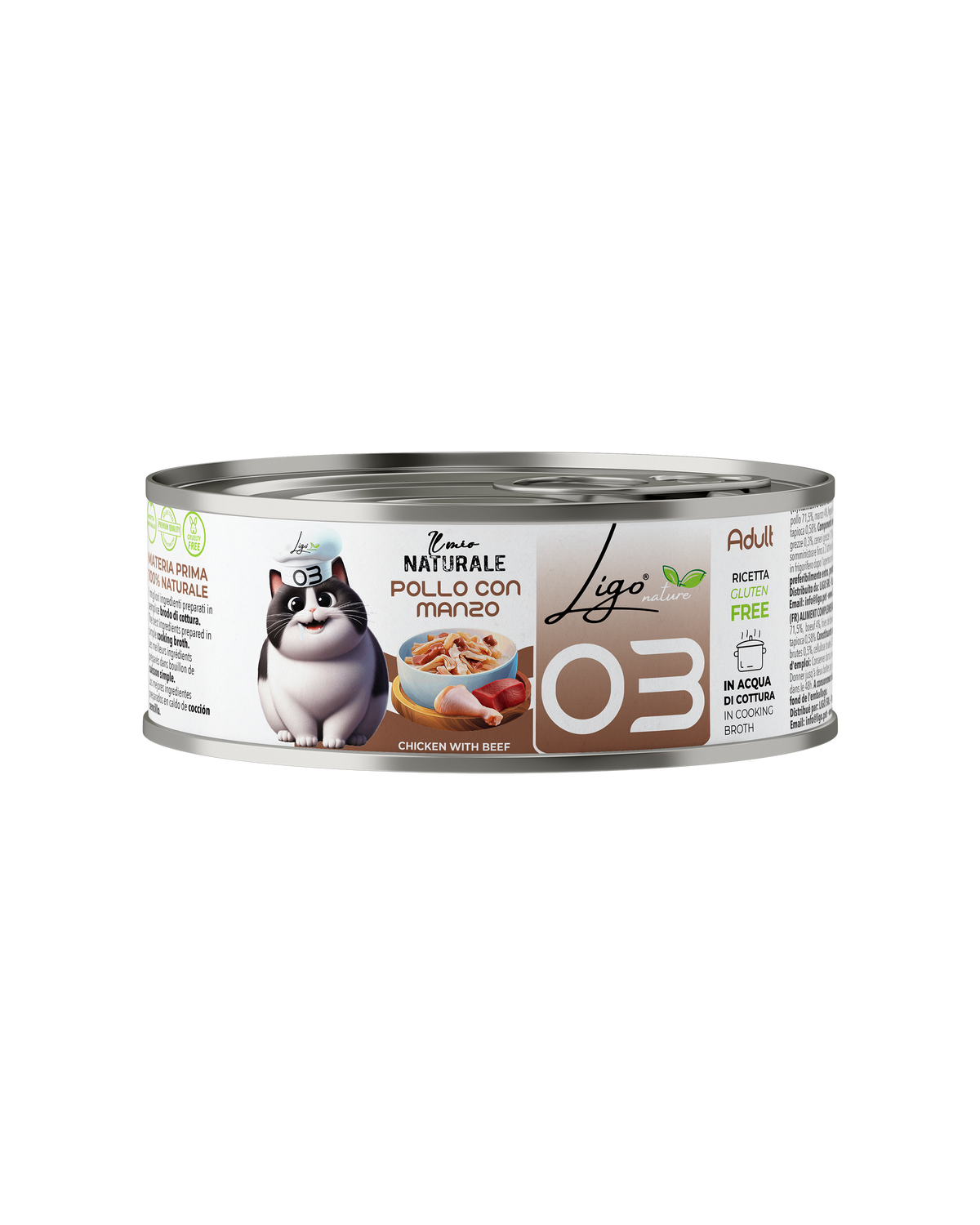 Ligo Nature - Pollo con manzo - 85gr