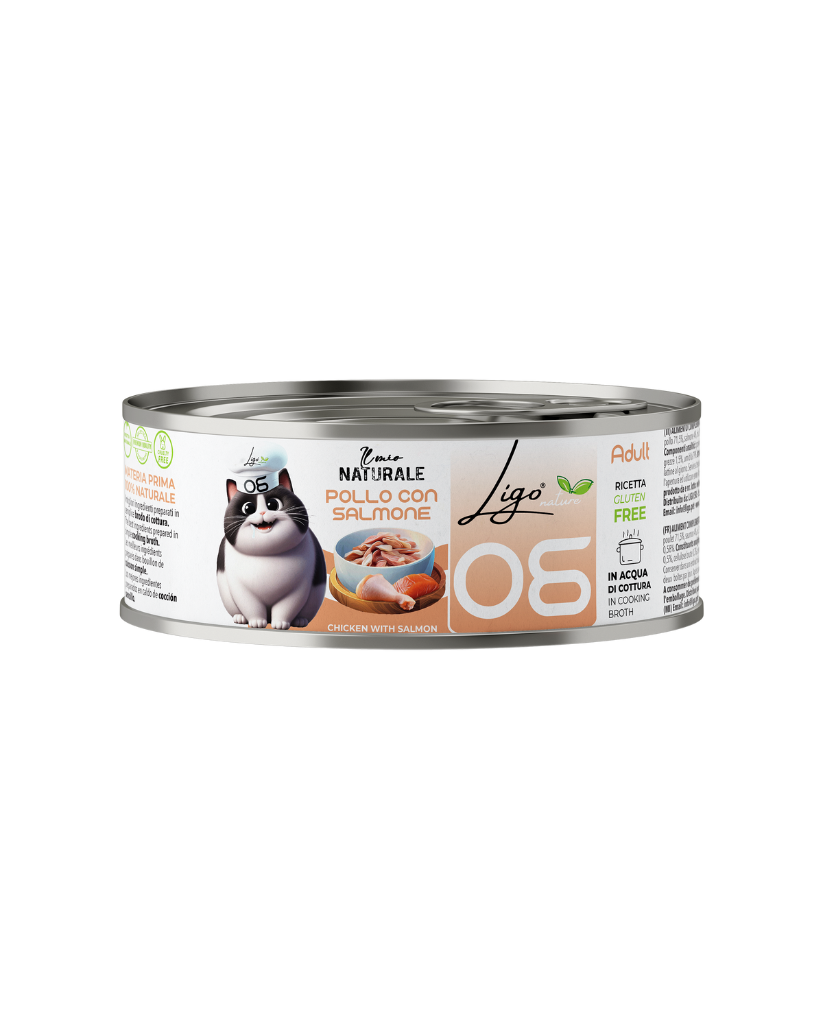 Ligo Nature - Pollo con salmone - 85gr