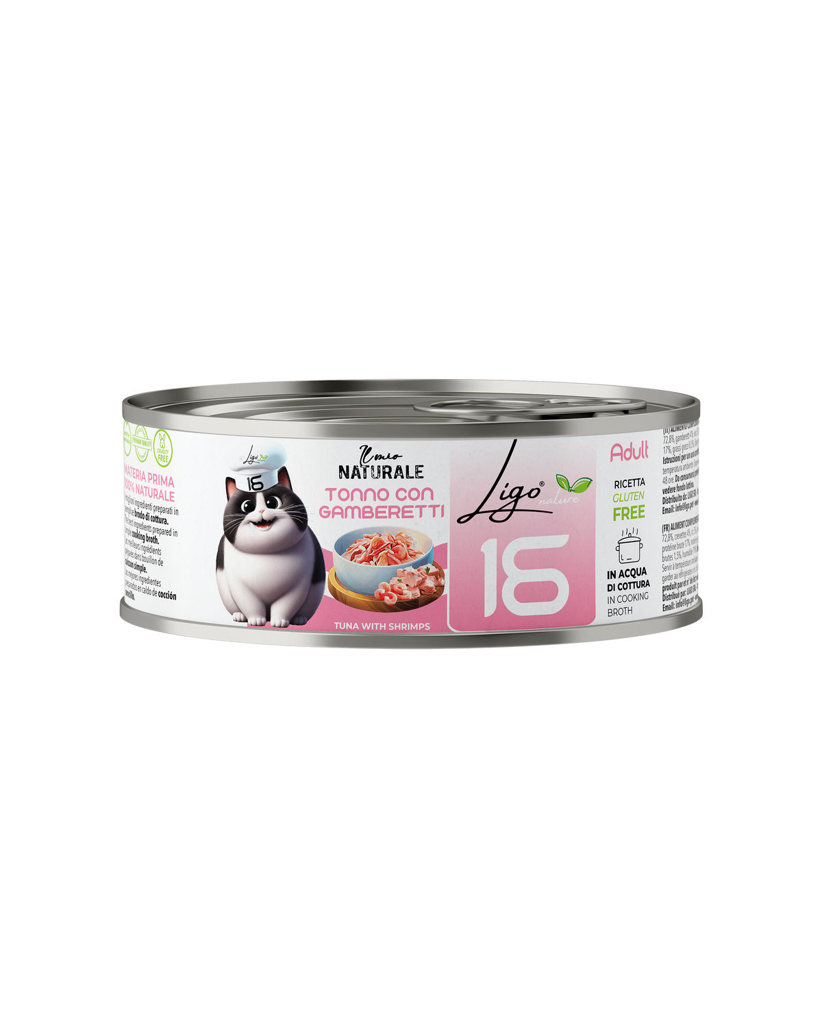 Ligo Nature - Tonno con gamberetti - 85gr