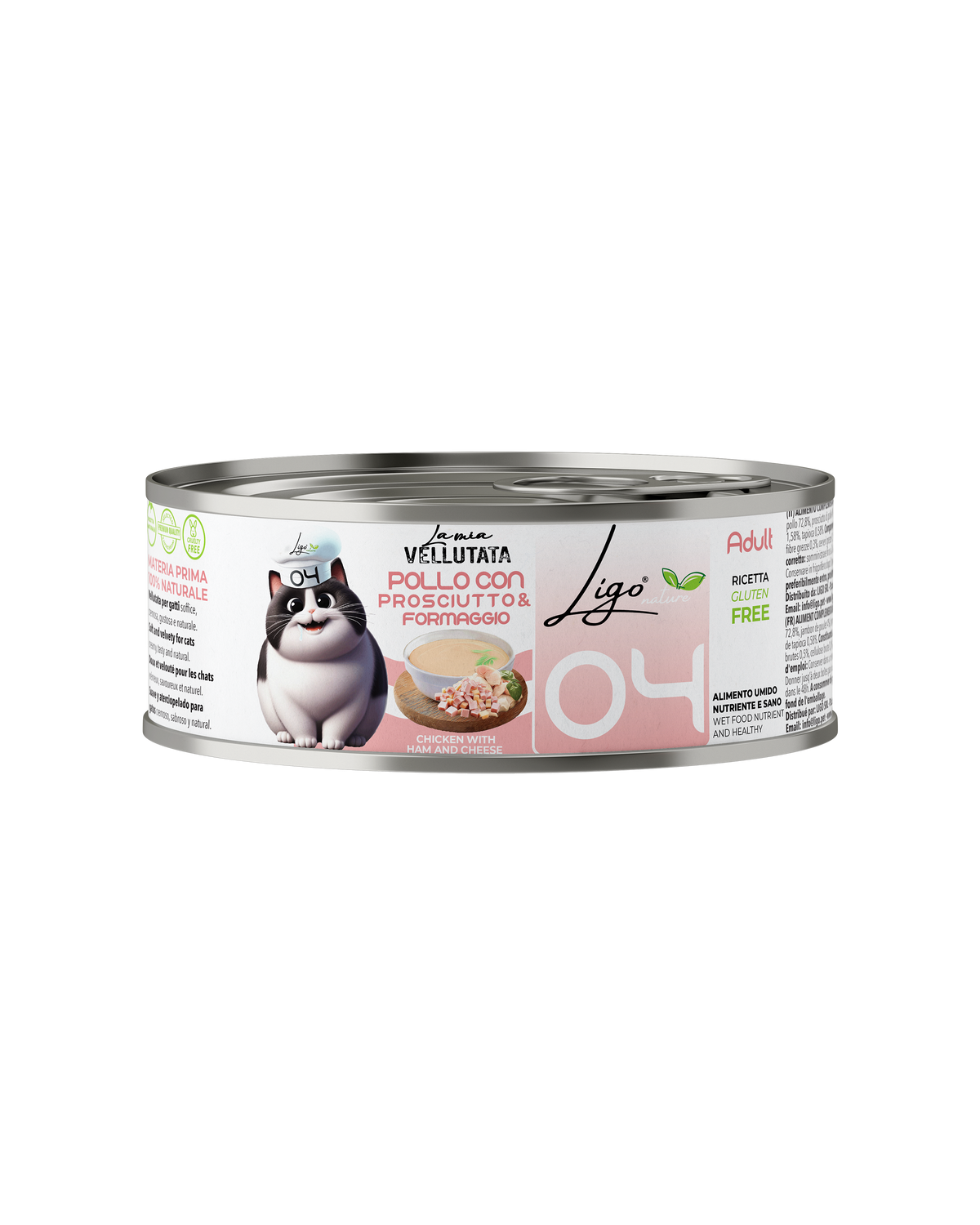 Ligo Nature - Vellutata Pollo con prosciutto e formaggio - 85gr