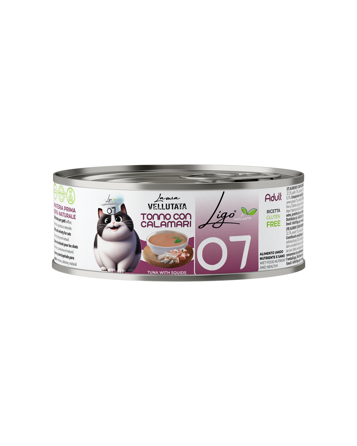 Ligo Nature - Vellutata Tonno con calamari - 85gr