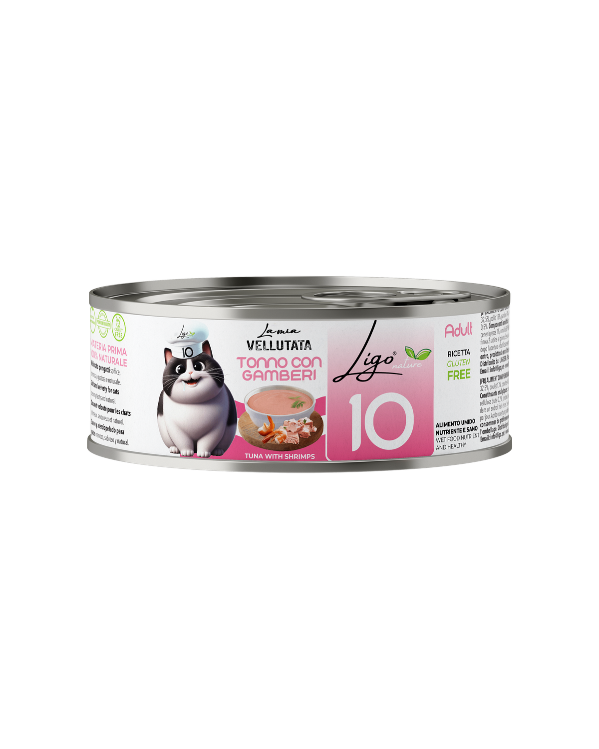 Ligo Nature - Vellutata Tonno con gamberi - 85gr