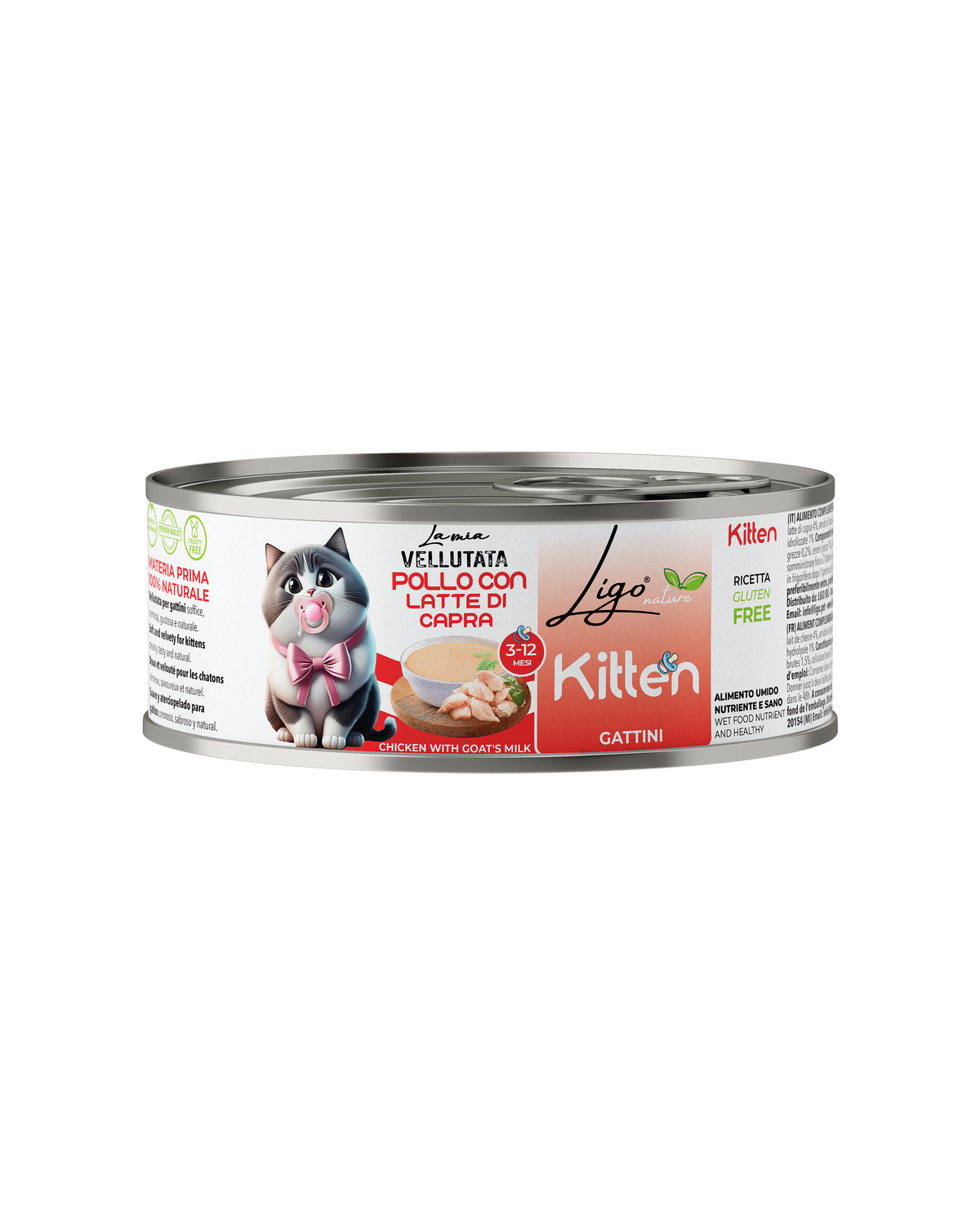 Ligo Nature - Kitten Pollo con Latte di Capra - 85gr