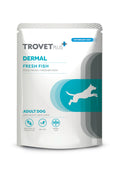 TrovetPlus Dermal Pesce Fresco - Alimento dietetico per cani adulti, per intolleranze e perdita di pelo