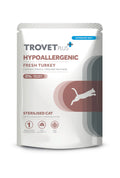 TrovetPlus Hypoallergenic - Tacchino - Alimento ipoallergenico per Gatti Adulti con intolleranze - 85 gr