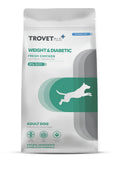 TrovetPlus Weight & Diabetic - Pollo - Crocchette per cani adulti sovrappeso o diabetici