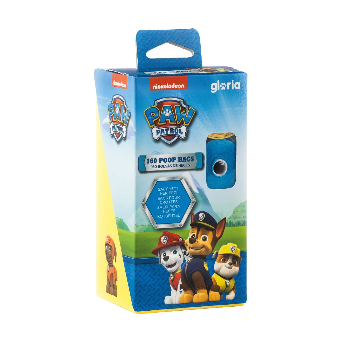 160 Sacchetti per feci Biodegradabili -  Con Profumo - Paw Patrol