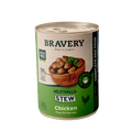 Pollo - Alimento completo per Cani Adulti - 415 g - Bravery