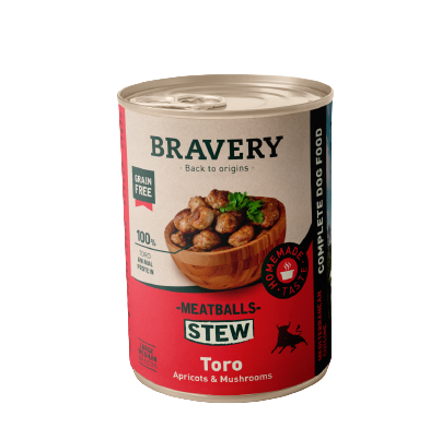 Toro - Alimento completo per Cani Adulti - 415 g - Bravery