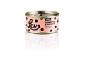 Lev - Umido Gatto - Tonnetto e Salmone - Acqua di cottura - Lattina 70g