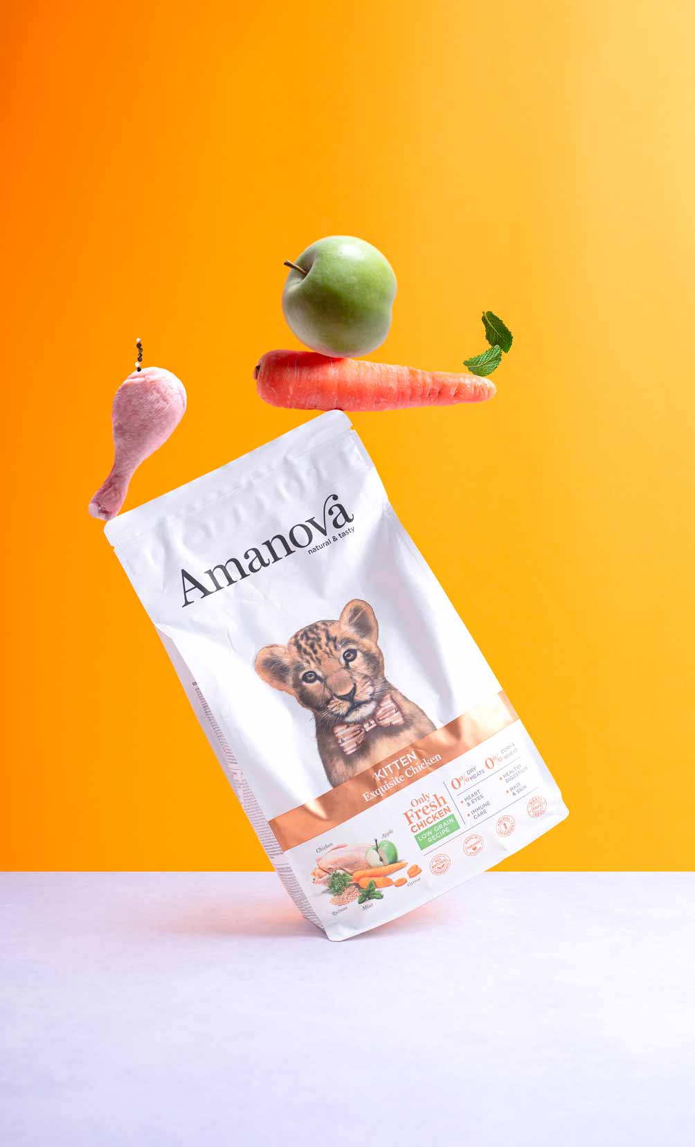 Amanova - Gattino - Pollo squisito - Pollo fresco