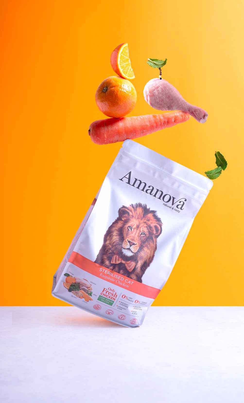Amanova - Gatto Sterilizzato - Pollo Squisito - Pollo fresco