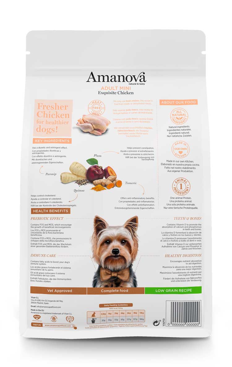 Amanova - Adult mini - Pollo squisito - Pollo fresco