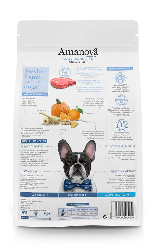 Amanova - Adult sensitive - Agnello delizioso - Agnello fresco