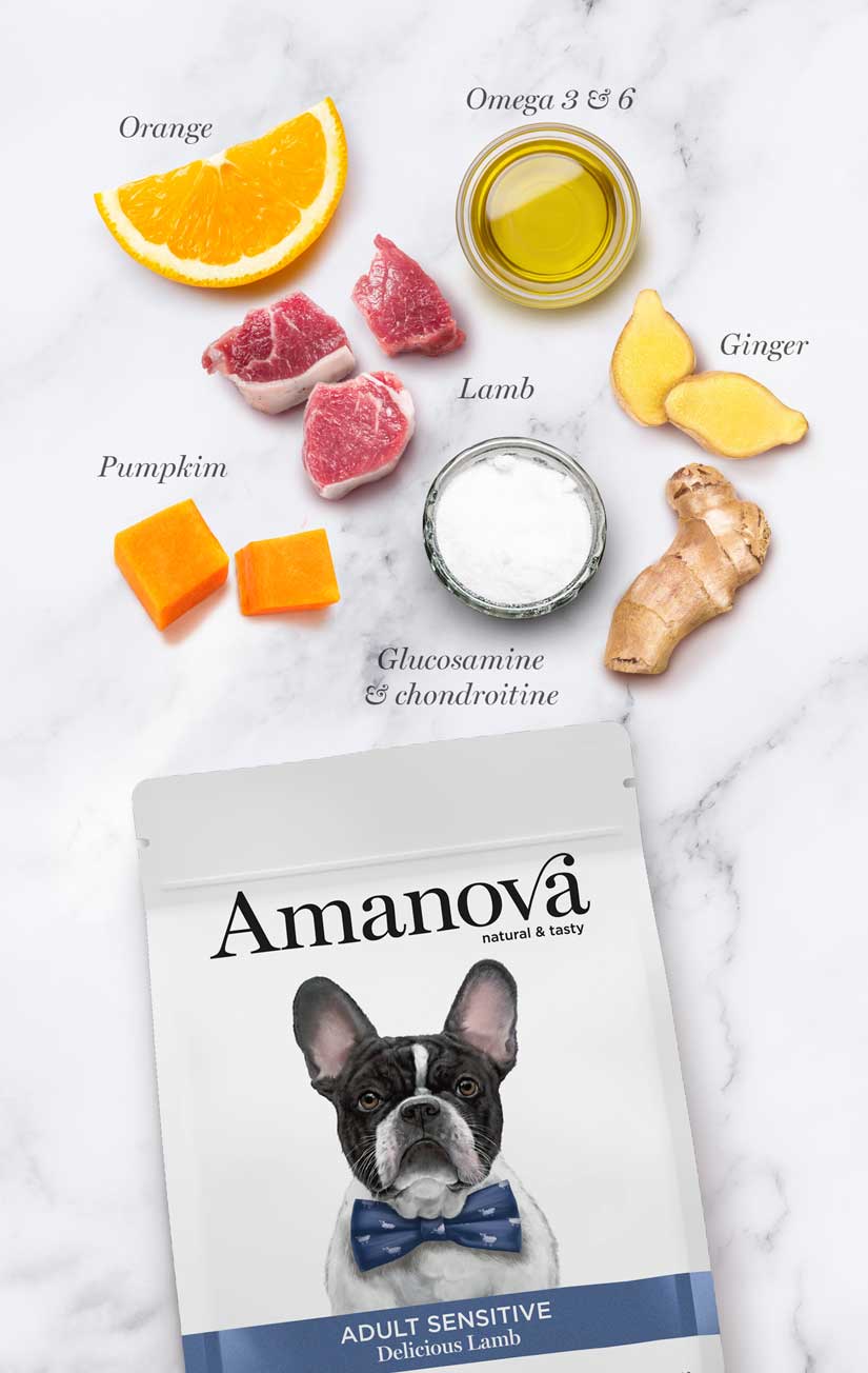 Amanova - Adult sensitive - Agnello delizioso - Agnello fresco