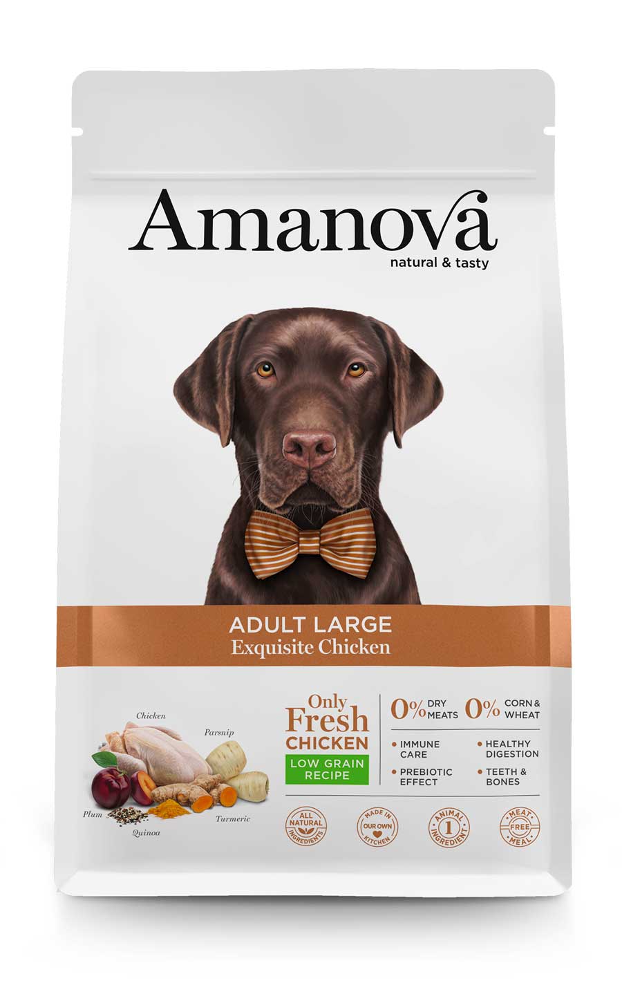 Amanova - Adult large - Exquisite Chicken - Pollo fresco - 12 kg