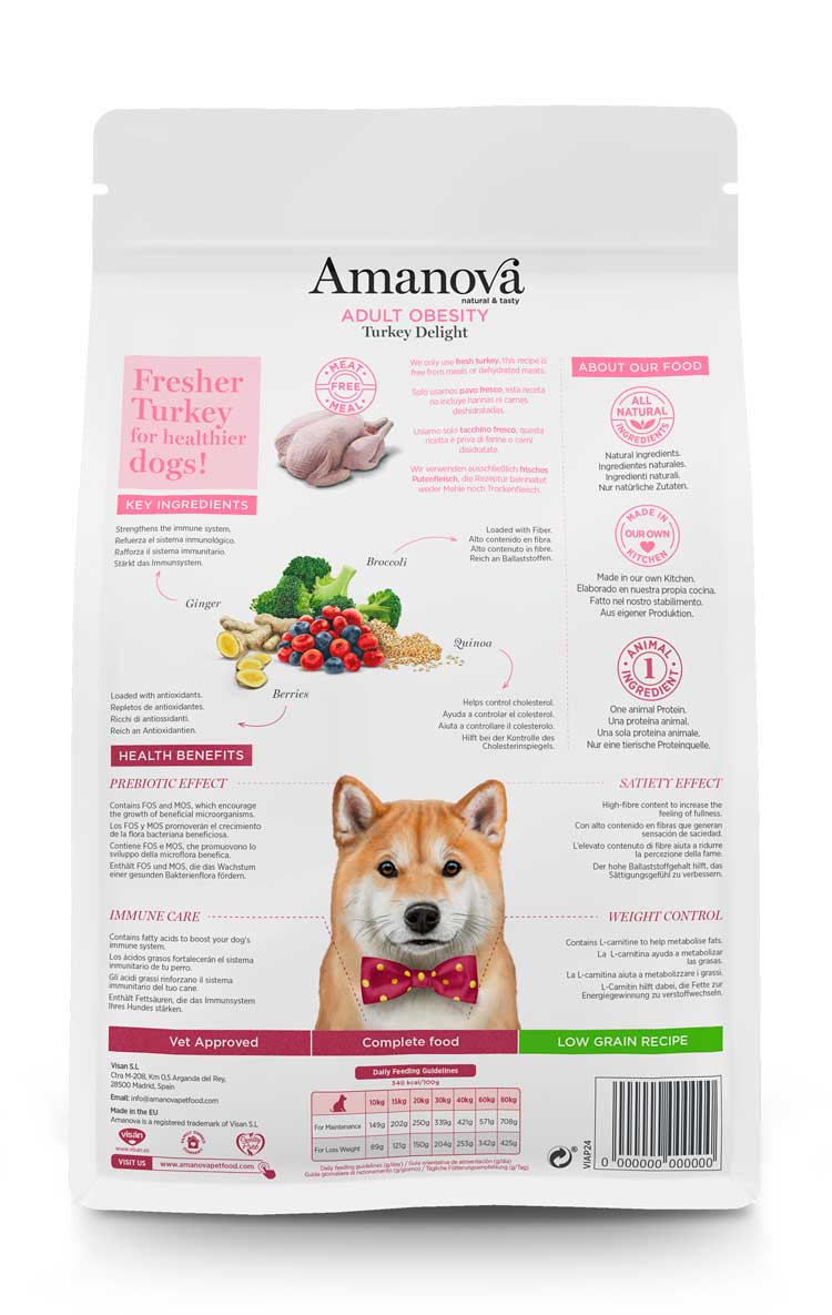 Amanova - Obesità nell'adulto - Turkey Delight - Tacchino fresco