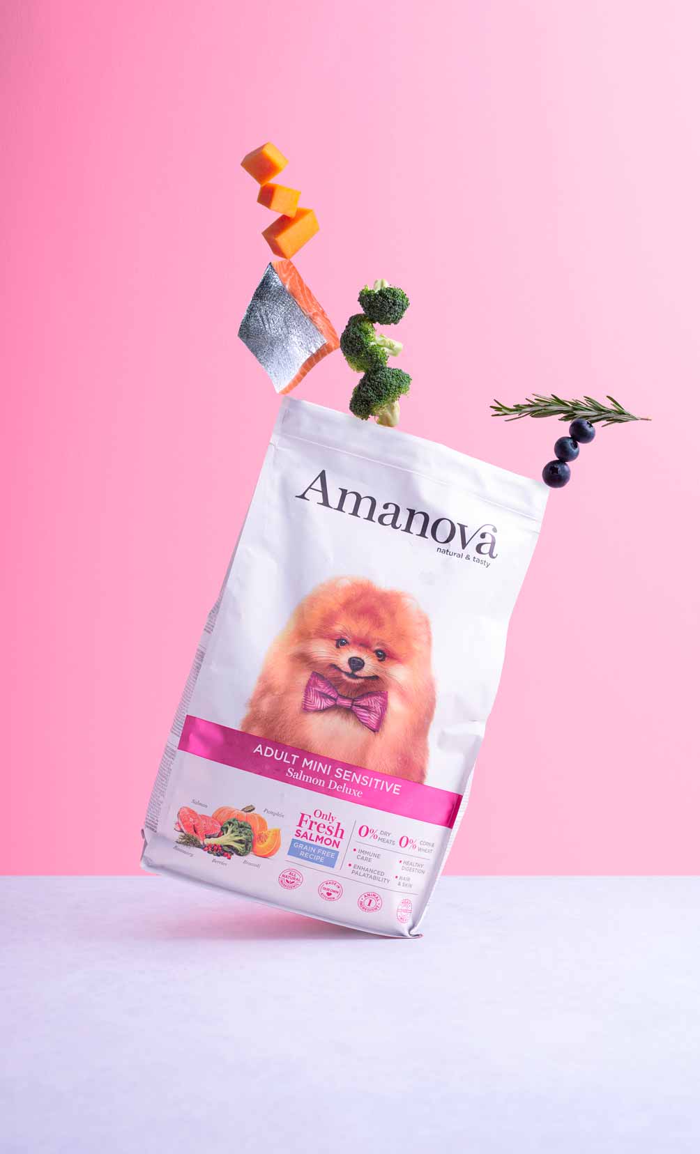 Amanova - Adult mini sensitive - Salmone Deluxe - Salmone fresco