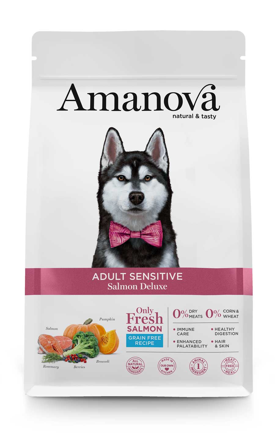 Amanova - Adult sensitive - Salmone Deluxe - Salmone fresco