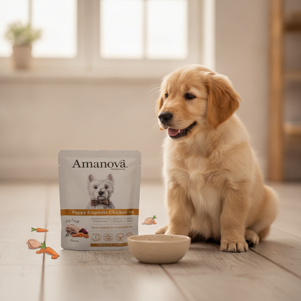 Amanova - pouch Puppy exquisite chicken P08