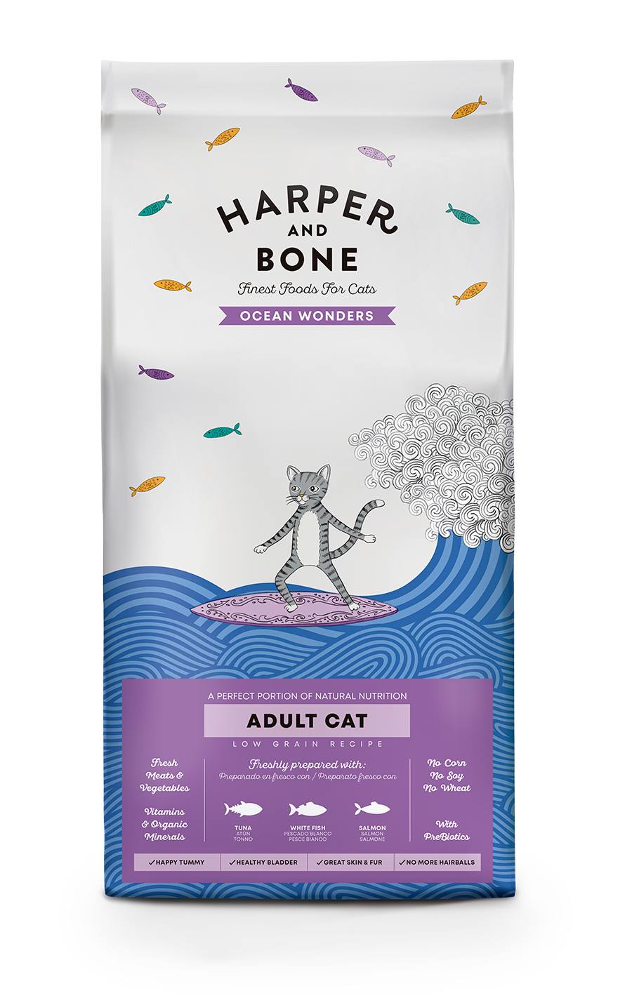 Harper & Bone - Adult Cat - Ocean wonders - Tonno, pesce e salmone